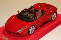 MR Collection 2015 Ferrari Ferrari 488 Spyder - RED METALLIC - Red Metallic