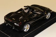 MR Collection 2015 Ferrari Ferrari 488 Spider - BLACK METALLIC - Red Matt