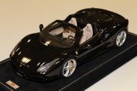 MR Collection 2015 Ferrari Ferrari 488 Spider - BLACK METALLIC - Red Matt