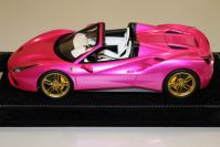 MR Collection  Ferrari Ferrari 488 Spider - PINK FLASH / GOLD - #05/05 Pink Flash