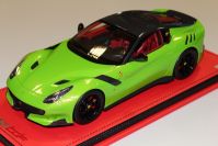 MR Collection 2015 Ferrari Ferrari F12 TDF - GREEN MET / CARBON ROOF- Green Metallic