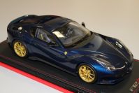 MR Collection  Ferrari Ferrari F12 TDF - BLUE TDF / GOLD WHEELS - Blue Tour de France