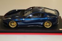 MR Collection  Ferrari Ferrari F12 TDF - BLUE TDF / GOLD WHEELS - Blue Tour de France