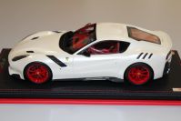 MR Collection  Ferrari Ferrari F12 TDF - FUJI WHITE / RED WHEELS - Fuji White