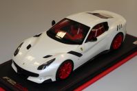 MR Collection  Ferrari Ferrari F12 TDF - FUJI WHITE / RED WHEELS - Fuji White