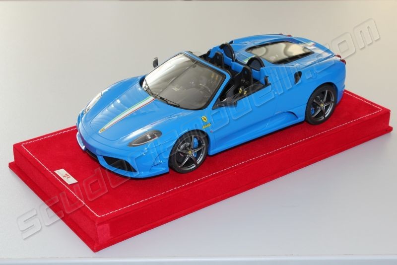 MR Collection 2008 Ferrari Ferrari F430 Spider 16M - NOVA BLUE - Blue Nova