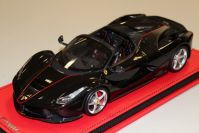 MR Collection 2016 Ferrari Ferrari LaFerrari Aperta - BLACK DAYTONA - Black