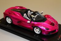 MR Collection  Ferrari LaFerrari Aperta - PINK FLASH / WHITE - ONE OFF - Pink Flash