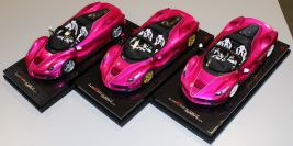 MR Collection  Ferrari LaFerrari Aperta - PINK FLASH / WHITE - ONE OFF - Pink Flash