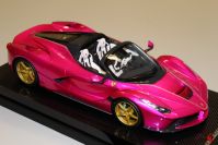 MR Collection  Ferrari LaFerrari Aperta - PINK FLASH / GOLD - ONE OFF - Pink Flash