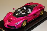 MR Collection  Ferrari LaFerrari Aperta - PINK FLASH / GOLD - ONE OFF - Pink Flash