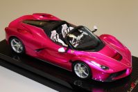 MR Collection  Ferrari LaFerrari Aperta - PINK FLASH / SILVER - ONE OFF - Pink Flash