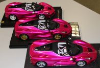 MR Collection  Ferrari LaFerrari Aperta - PINK FLASH / SILVER - ONE OFF - Pink Flash