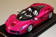 MR Collection  Ferrari LaFerrari Aperta - PINK FLASH / SILVER - ONE OFF - Pink Flash