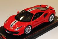 MR Collection  Ferrari Ferrari 488 Pista - ROSSO - Rosso Corsa