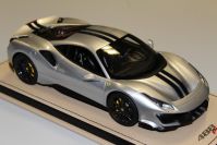 MR Collection  Ferrari Ferrari 488 Pista - SILVER NÜRBURGRING - Silver