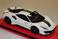 MR Collection  Ferrari Ferrari 488 Pista - BIANCO AVUS - White Avus