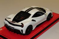 MR Collection  Ferrari Ferrari 488 Pista - BIANCO AVUS - White Avus