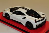 MR Collection  Ferrari Ferrari 488 Pista - BIANCO AVUS - White Avus