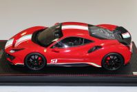 MR Collection  Ferrari Ferrari 488 PISTA Piloti - ROSSO CORSA - Rosso Corsa