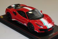 MR Collection  Ferrari Ferrari 488 PISTA Piloti - ROSSO CORSA - Rosso Corsa