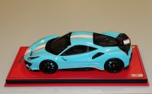 MR Collection  Ferrari Ferrari 488 PISTA Piloti - BABY BLUE - Baby Blue