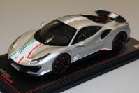 MR Collection  Ferrari Ferrari 488 PISTA Piloti - SILVER NÜRBURGRING - Silver