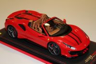 MR Collection  Ferrari Ferrari 488 Pista Spider - ROSSO CORSA - Rosso Corsa