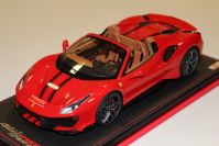 MR Collection  Ferrari Ferrari 488 Pista Spider - ROSSO CORSA - Rosso Corsa