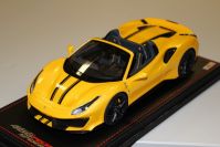 MR Collection  Ferrari Ferrari 488 Pista Spider - GIALLO TRISTRATO - Yellow Tristrato