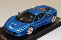 MR Collection  Ferrari Ferrari F8 Tributo - BLUE GENEVA - Blue metallic