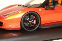 MR Collection 2011 Ferrari AS-Ferrari 458 Italia Spider - ORANGE ATOMIC - Orange Atomic - COPPER LOOK