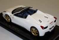 MR Collection 2011 Ferrari Ferrari 458 Italia Spider - PEARL WHITE #01 LUXURY- Pearl White