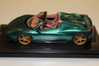 MR Collection 2011 Ferrari Ferrari 458 Italia Spider - VERDE PINO - CARBON SIGNATURE Green Pino