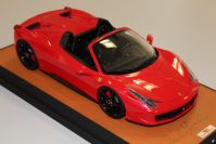 MR Collection 2011 Ferrari Ferrari 458 Italia Spider - F1 RED - LEATHER BASE / SIGNATUR F1 Red