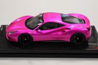 MR Collection 2014 Ferrari Ferrari 488 GTB - PINK FLASH - CARBON - 01/15 Pink Flash