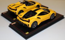 MR Collection  Ferrari Ferrari 488 PISTA - SIBLING - GIALLO TRISTRATO - Yellow Tristrato / Black