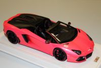 MR Collection 2015 Lamborghini Lamborghini Aventador LP700-4 PIRELLI Roadster - PINK MET GL Red Matt