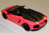 MR Collection 2015 Lamborghini Lamborghini Aventador LP700-4 PIRELLI Roadster - PINK MET GL Red Matt
