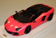 MR Collection 2015 Lamborghini Lamborghini Aventador LP700-4 PIRELLI Roadster - PINK MET GL Red Matt