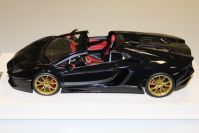 MR Collection  Lamborghini Lamborghini Aventador LP700-4 Roadster - BLACK GLOSS - Black