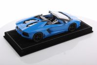 MR Collection  Lamborghini Lamborghini Aventador Roadster - NOVA BLUE - Blue Nova