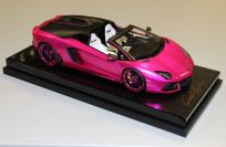 MR Collection  Lamborghini Lamborghini Aventador LP700-4 PIRELLI Roadster - PINK FLASH Pink Flash