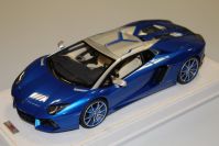 MR Collection 2015 Lamborghini AS-Lamborghini Aventador LP 700-4 Roadster - METALLIC B Blue metallic