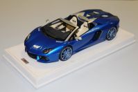 MR Collection 2015 Lamborghini AS-Lamborghini Aventador LP 700-4 Roadster - METALLIC B Blue metallic