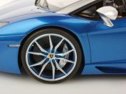 MR Collection 2015 Lamborghini AS-Lamborghini Aventador LP 700-4 Roadster - METALLIC B Blue metallic