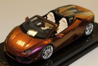 MR Collection 2015 Lamborghini Lamborghini Huracan Spyder - CHAMELEON MAGENTA / GOLD - Red Matt