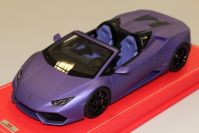 MR Collection 2015 Lamborghini Lamborghini Huracan Spyder - MATT PURPLE - #03/03 - Purple Matt