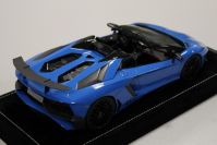 MR Collection 2015 Lamborghini Lamborghini Aventador LP750-4 Roadster SV - BLU LE MANS - Blue Le Mans