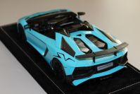 MR Collection 2015 Lamborghini Lamborghini Aventador LP750-4 Roadster SV - BABY BLUE / BLAC Baby Blue